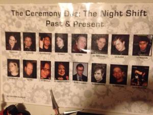 Between 1997 and 2008, there were a total of 17 DJs in The Night Shift